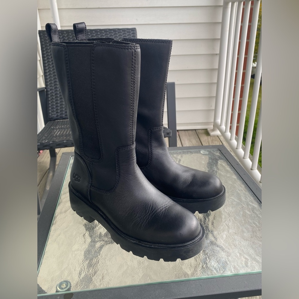 UGG Women's Black Combat Boots